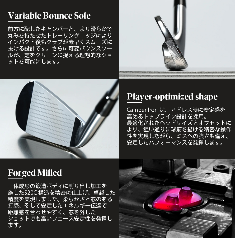 JP キャンバーアイアン