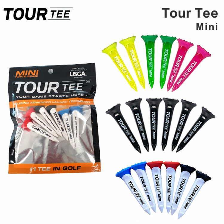 ツアーティー ゴルフティー ショートティーTour Tee Mini T-491ゴルフ