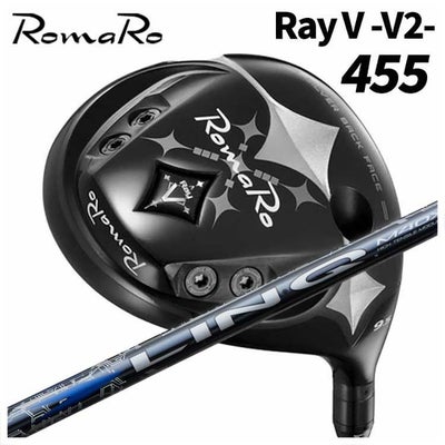 【特注カスタムクラブ】ロマロRomaroRayV-V2-455ドライバー藤倉(Fujikuraフジクラ)スピーダーSPEEDERNXBLACK（ブラック）シャフト