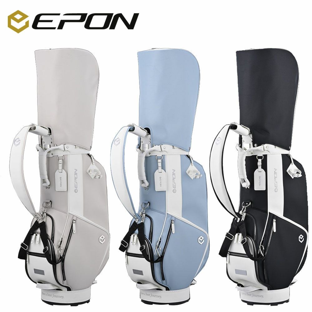 EPON FORGED キャディバッグ ホワイト/ブラック Yahoo!オークション - 入手困難 希少 EPON エポン FORGED ゴルフバッグ