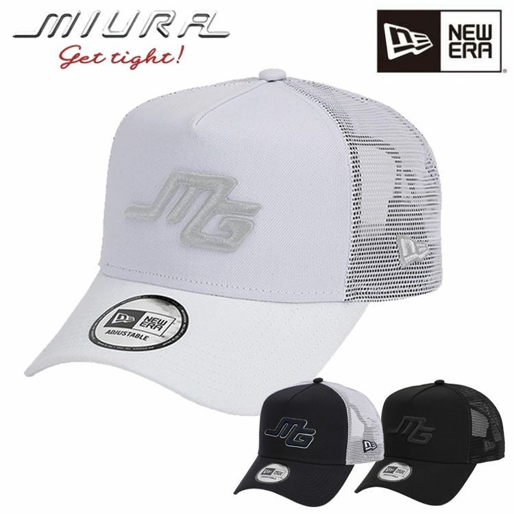 三浦技研　New Era 限定ゴルフキャップ 三浦技研 ミウラ MIURAニューエラ コラボ NEWERAメッシュキャップ Mesh