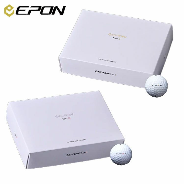 EPON Tour-D & Tour-S ゴルフボール セット 1ダース12個 エポン EPONゴルフボール 1ダース 12球入り | 第一ゴルフオンライン