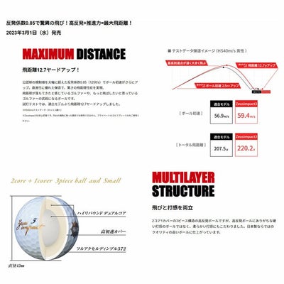 【非公認球】キャスコゴルフボールゼウスインパクト31ダース(12球)KASCOZeusimpact3