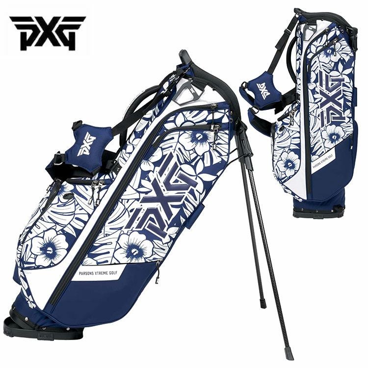 PXG キャディバッグ スタンドバッグAloha 25 アロハ ネイビー/ホワイト