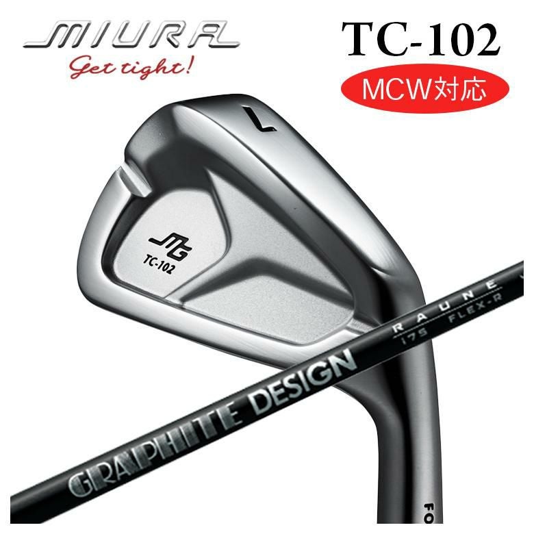 三浦技研 TC-102 アイアングラファイトデザイン RAUNE IRON ラウネ