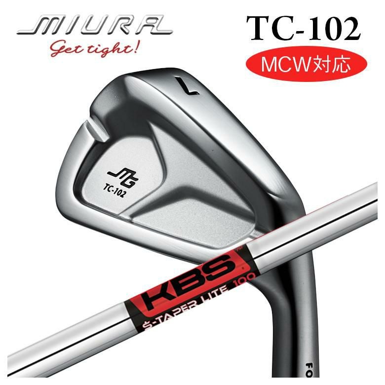 三浦技研 TC-102 アイアンKBS S-TAPER LITE エステーパーライト