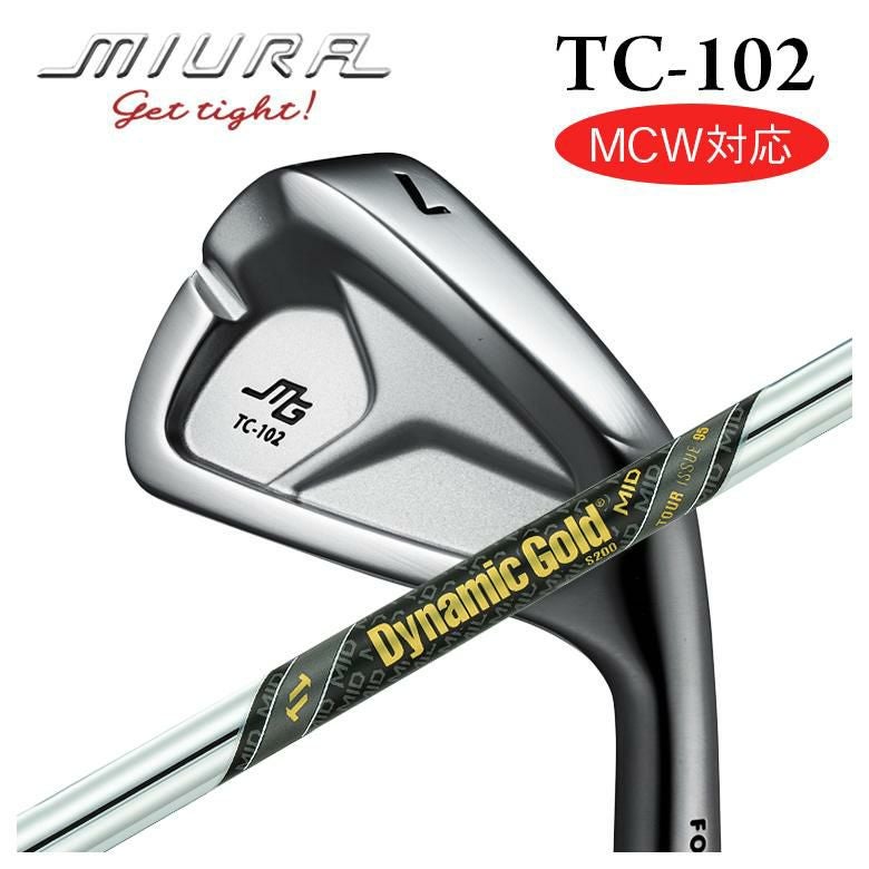 三浦技研 TC-102 アイアントゥルーテンパーダイナミックゴールド DG