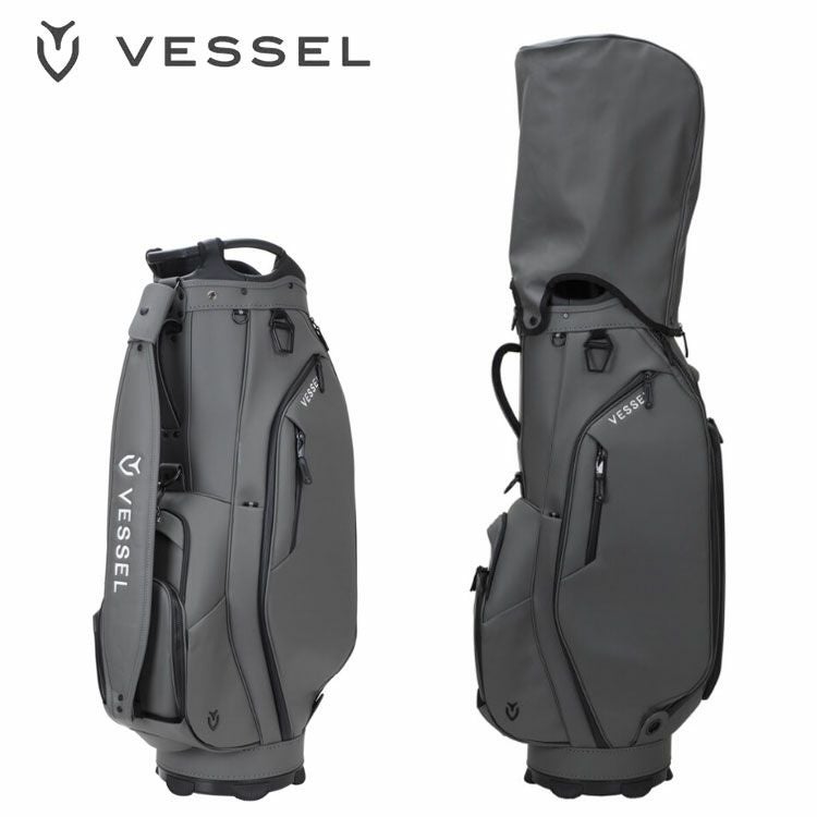 ベゼル カートキャディバッグVESSEL LUX 7 JP 2.0グレー 9型 47インチ