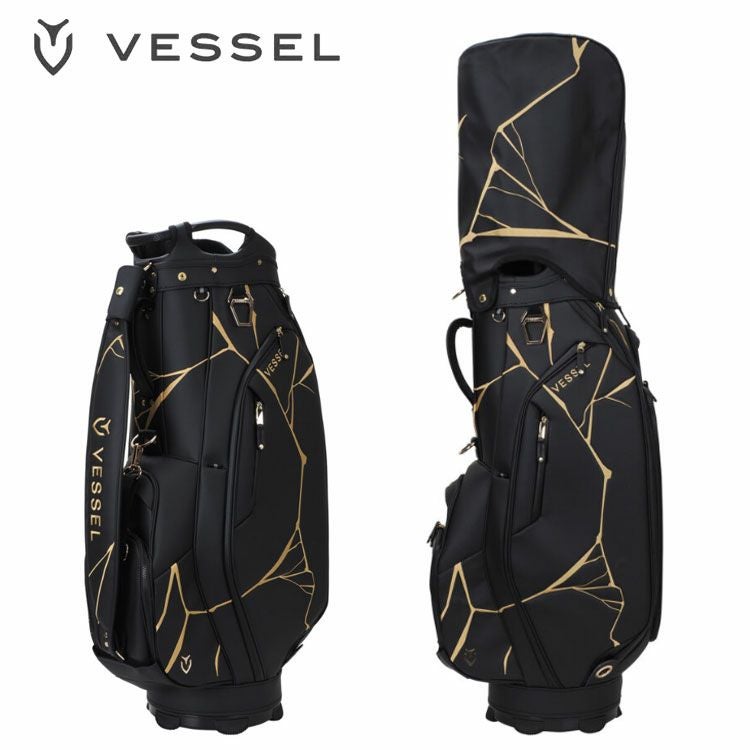 ベゼル カートキャディバッグVESSEL LUX 7 JP 2.0KINTSUGI 金継ぎ 9型