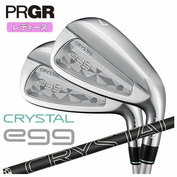 レディース】プロギア CRYSTAL egg アイアン #7-Pw(4本セット)プロギア