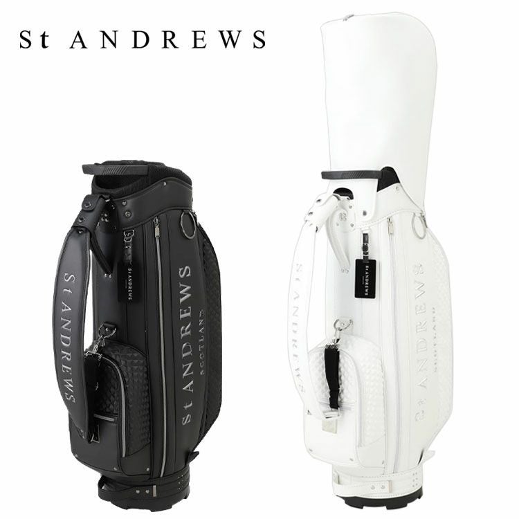St ANDREWS★セントアンドリュース★9.0型★エナメル★良品★カート セント アンドリュースカート キャディバッグ 9.0型 46インチ対応