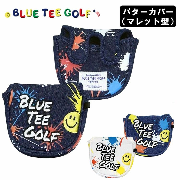 ブルーティーゴルフ パターカバー マレット型デニムペイント