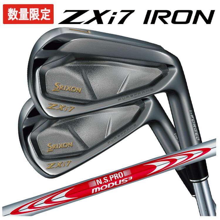 数量限定】スリクソン ZXi7 ブラッククロム アイアン #5-Pw(6本セット