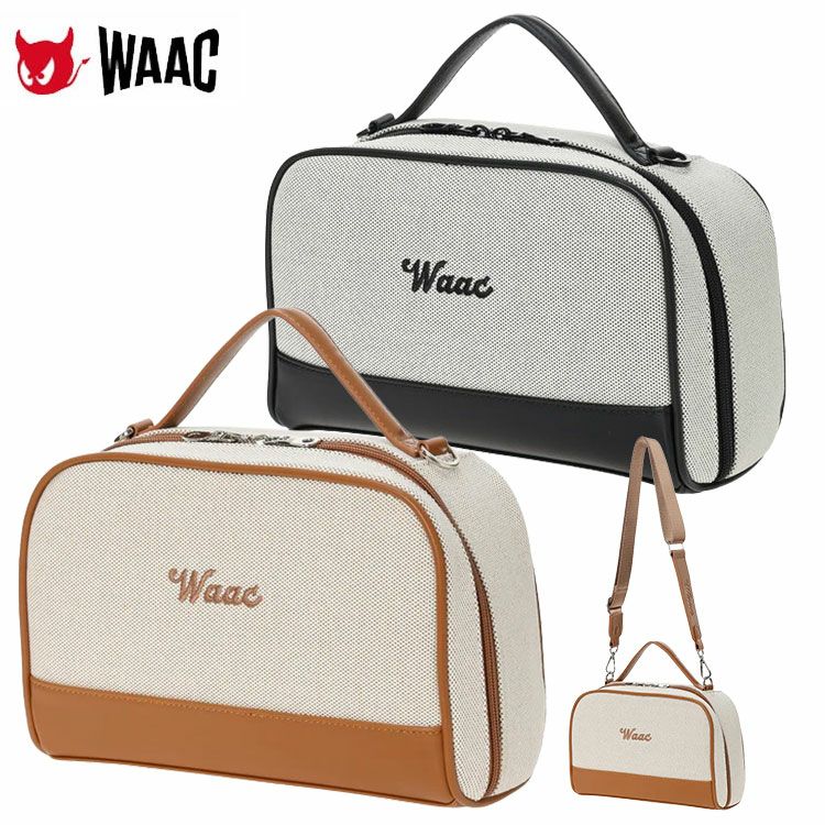 WAAC ワック カートバッグUNISEX クラシックキャンバスラウンドバッグ
