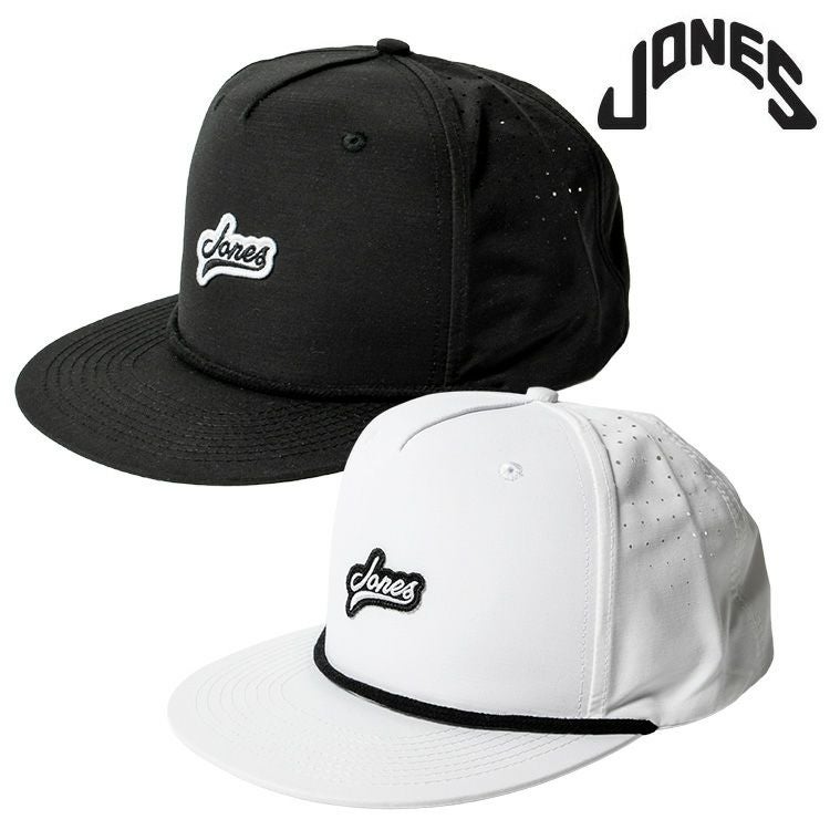 Golfickers✖️JONES キャップ ジョーンズ JONES キャップJones Script Black/Whiteスクリプト