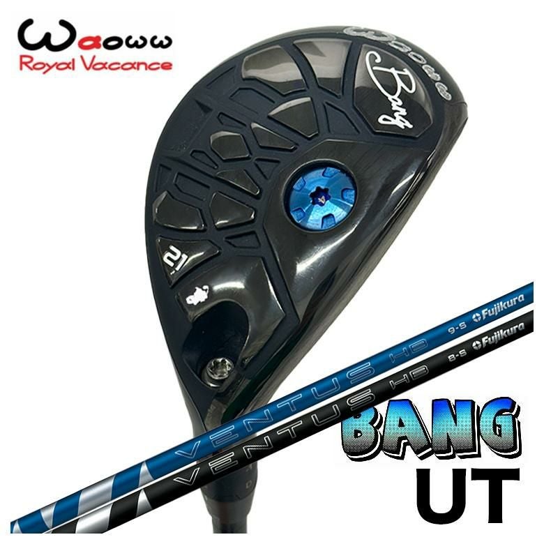 【美品】Waoww  Vacance ユーティリティ 24度 特注カスタムクラブ】Waoww（ワオ） Bang（バン）ユーティリティ UT