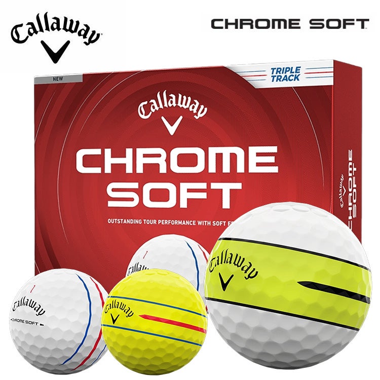 ライン入り】キャロウェイ Callaway クロムソフトトリプルトラック
