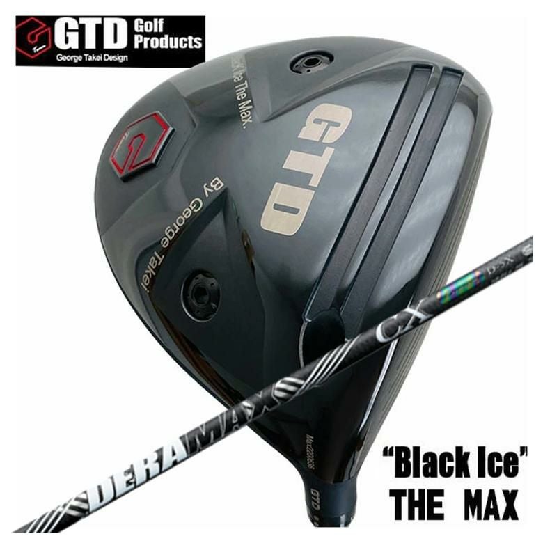 虹デラ×GTD Black Ice MAX ドライバー 特注カスタムクラブ】GTD ジョージ武井デザインGTD Black Ice The MAX