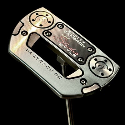 【ロートルクパター】スコッティキャメロン StudioStyle Fastback OC キャメロンパター Onset Center<br>DLCブラック仕上げ【第一ゴルフオリジナルカスタム No.82】