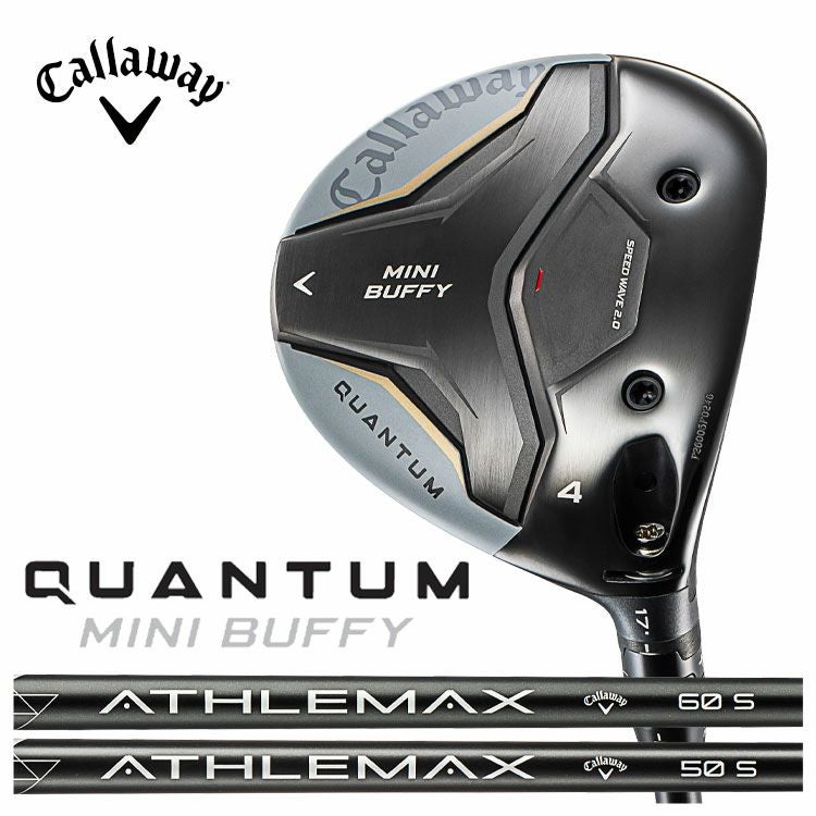 【超美品】QUANTUM MINI BUFFY ATHLEMAX キャロウェイ QUANTUM MINI BUFFY フェアウェイウッドATHLEMAX 50(S