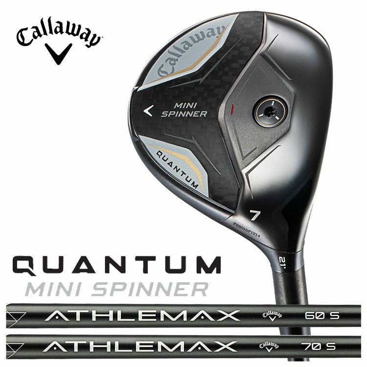 キャロウェイ QUANTUM MINI SPINNERフェアウェイウッドATHLEMAX 60(S