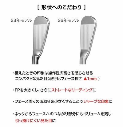 プロギアPRGR01アイアンスペックスチールVer.2M-43(S)シャフト#6～Pw(5本セット)