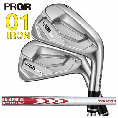 プロギアPRGR01アイアンスペックスチールVer.2M-43(S)シャフト#6～Pw(5本セット)