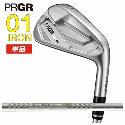 プロギアPRGR01アイアンスペックスチールVer.2M-43(S)シャフト#6～Pw(5本セット)