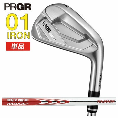 プロギアPRGR01アイアンスペックスチールVer.2M-43(S)シャフト#6～Pw(5本セット)