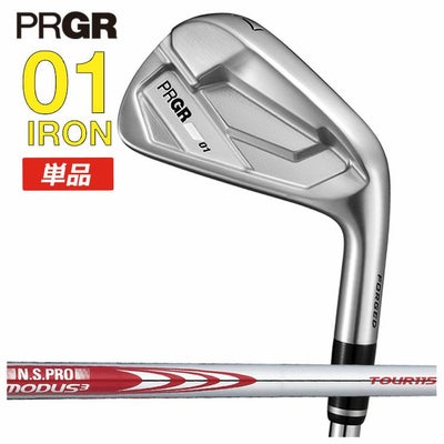 プロギアPRGR01アイアンスペックスチールVer.2M-43(S)シャフト#6～Pw(5本セット)
