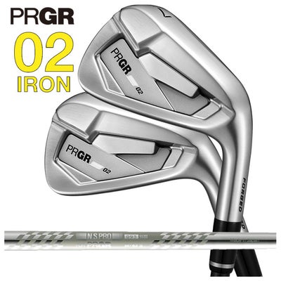 プロギアPRGR01アイアンスペックスチールVer.2M-43(S)シャフト#6～Pw(5本セット)