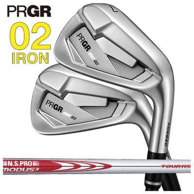 プロギアPRGR01アイアンスペックスチールVer.2M-43(S)シャフト#6～Pw(5本セット)