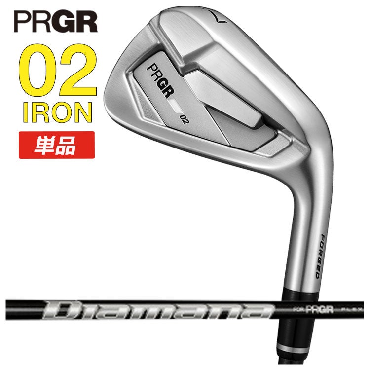 プロギアPRGR01アイアンスペックスチールVer.2M-43(S)シャフト#6～Pw(5本セット)