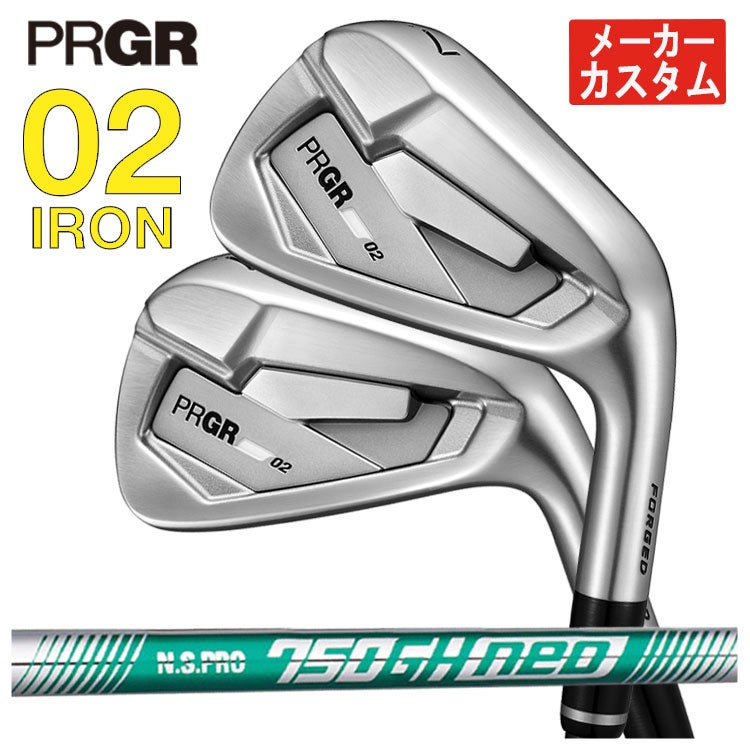 プロギアPRGR01アイアンスペックスチールVer.2M-43(S)シャフト#6～Pw(5本セット)