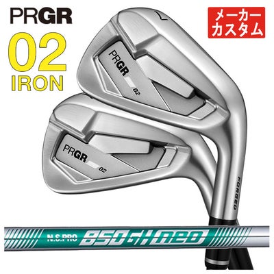 プロギアPRGR01アイアンスペックスチールVer.2M-43(S)シャフト#6～Pw(5本セット)