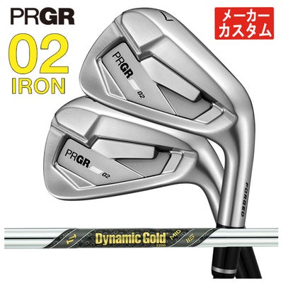 プロギアPRGR01アイアンスペックスチールVer.2M-43(S)シャフト#6～Pw(5本セット)