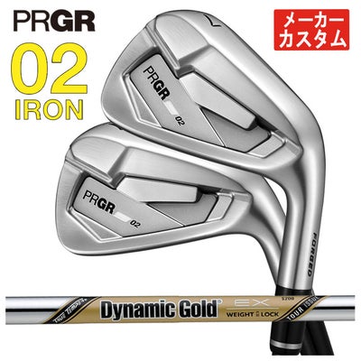 プロギアPRGR01アイアンスペックスチールVer.2M-43(S)シャフト#6～Pw(5本セット)