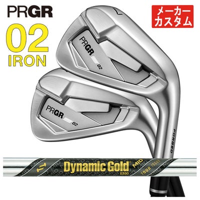 プロギアPRGR01アイアンスペックスチールVer.2M-43(S)シャフト#6～Pw(5本セット)