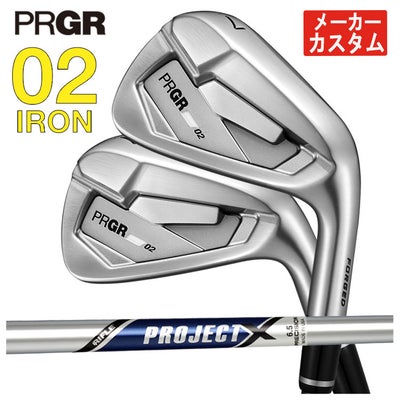 プロギアPRGR01アイアンスペックスチールVer.2M-43(S)シャフト#6～Pw(5本セット)