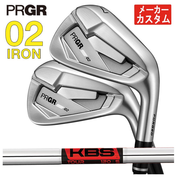 プロギアPRGR01アイアンスペックスチールVer.2M-43(S)シャフト#6～Pw(5本セット)