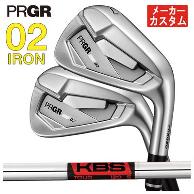 プロギアPRGR01アイアンスペックスチールVer.2M-43(S)シャフト#6～Pw(5本セット)