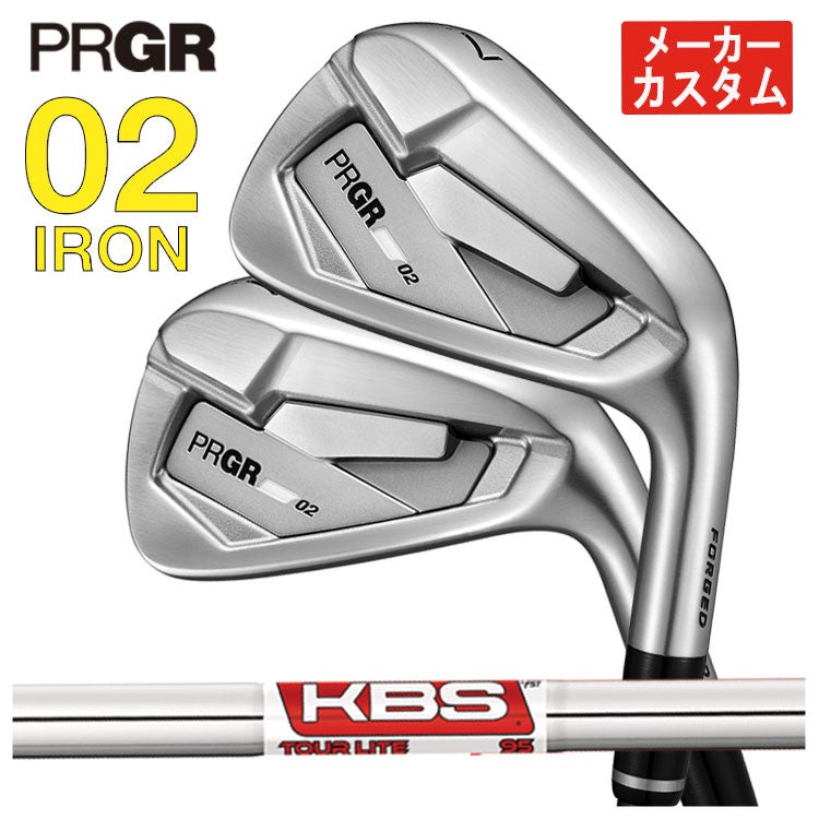 プロギアPRGR01アイアンスペックスチールVer.2M-43(S)シャフト#6～Pw(5本セット)