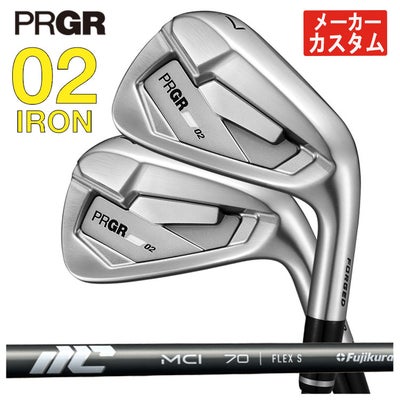 プロギアPRGR01アイアンスペックスチールVer.2M-43(S)シャフト#6～Pw(5本セット)