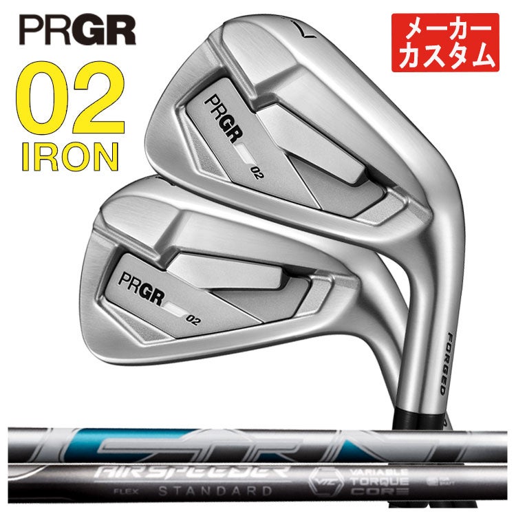 プロギアPRGR01アイアンスペックスチールVer.2M-43(S)シャフト#6～Pw(5本セット)