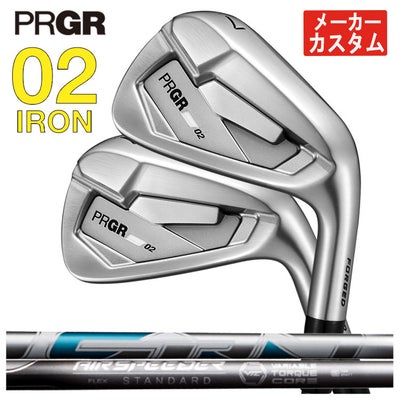 プロギアPRGR01アイアンスペックスチールVer.2M-43(S)シャフト#6～Pw(5本セット)