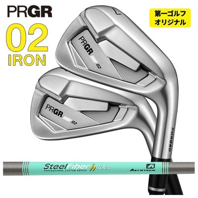 プロギアPRGR01アイアンスペックスチールVer.2M-43(S)シャフト#6～Pw(5本セット)