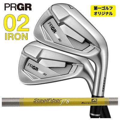 プロギアPRGR01アイアンスペックスチールVer.2M-43(S)シャフト#6～Pw(5本セット)