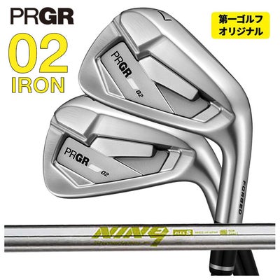 プロギアPRGR01アイアンスペックスチールVer.2M-43(S)シャフト#6～Pw(5本セット)