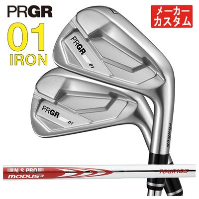 プロギアPRGR01アイアンスペックスチールVer.2M-43(S)シャフト#6～Pw(5本セット)