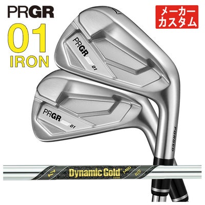 プロギアPRGR01アイアンスペックスチールVer.2M-43(S)シャフト#6～Pw(5本セット)